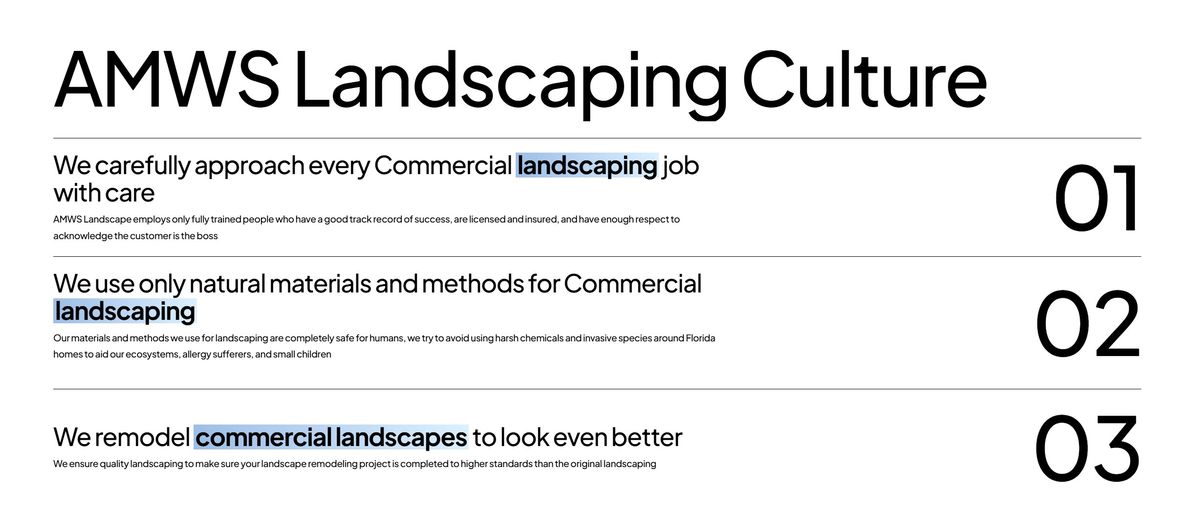 Landscaping Culture — 3 principles