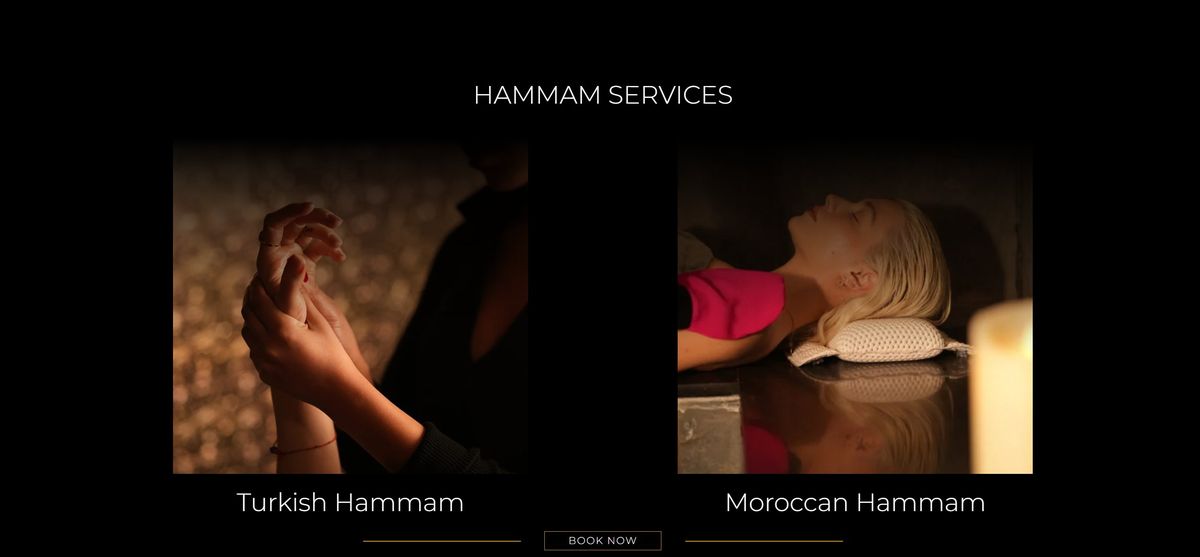 Hammam Services — Turkish & Moroccan