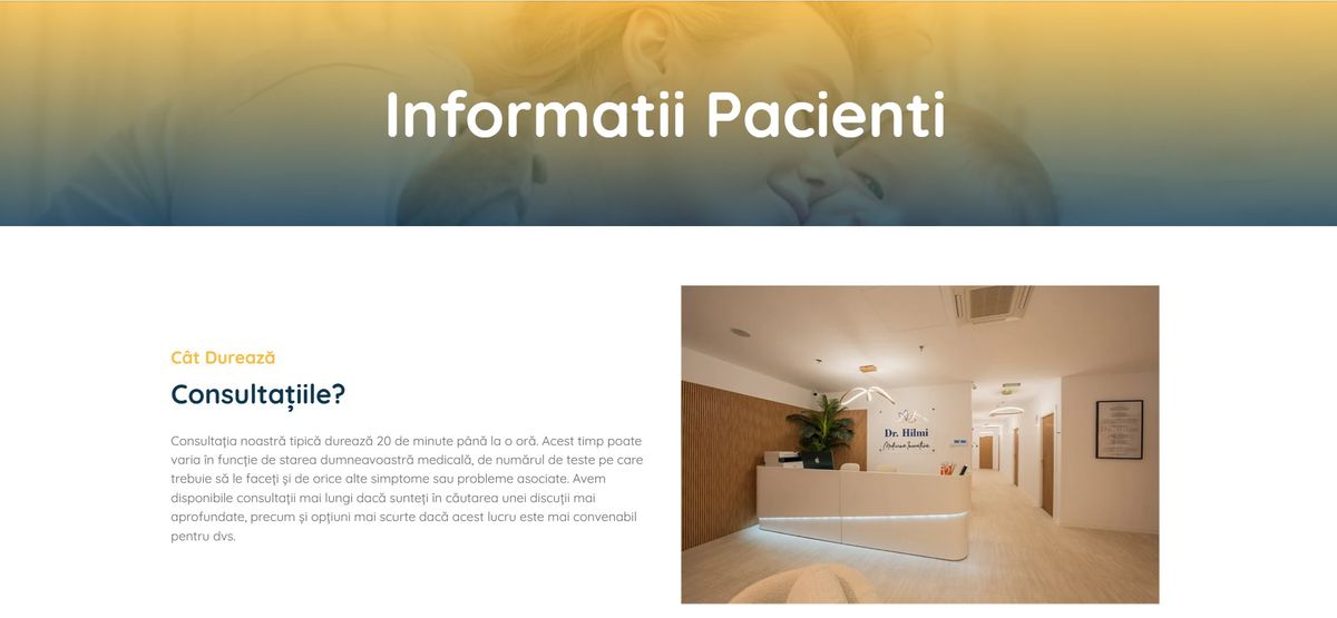 Patient info — the clinic interior revealed