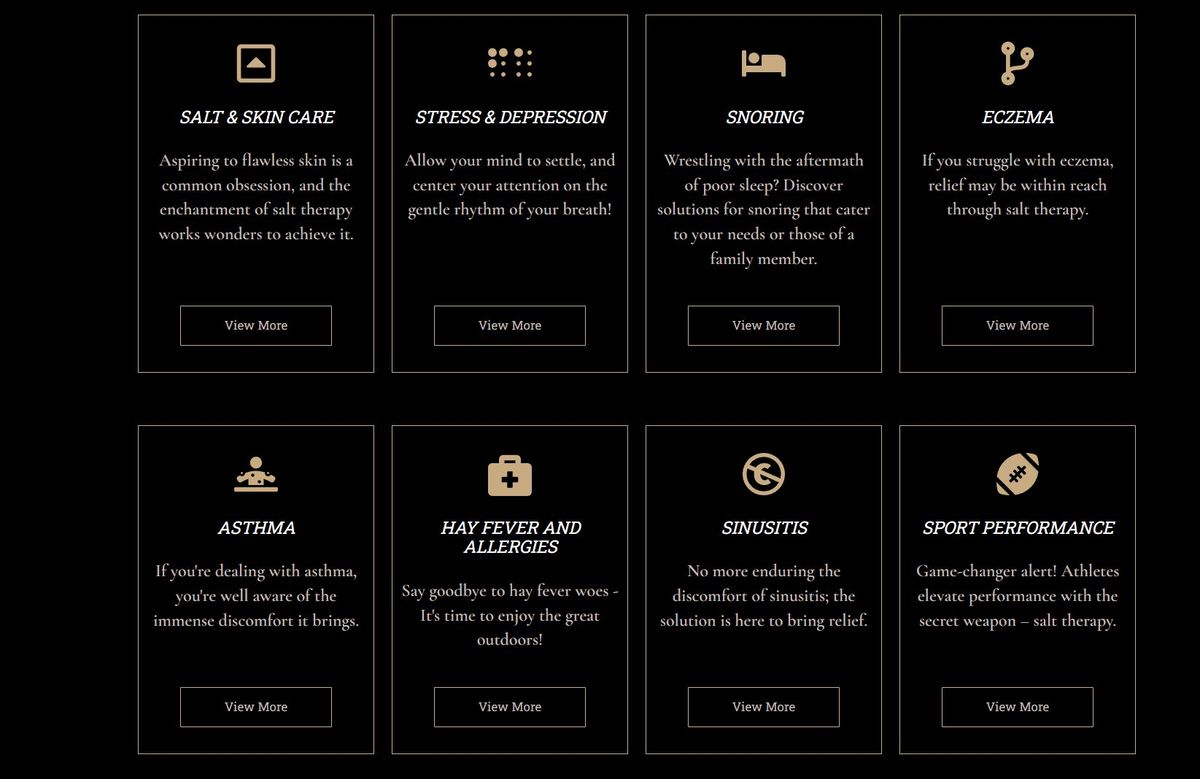 8 health condition pages — built to rank and convert